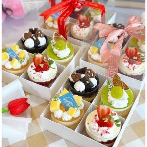 Cupcake 4 Ô Tròn